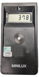 Minilux illuminance meter